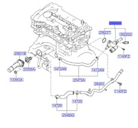 256002E100 قاعدة كوع ماء النتراء 2012 م/2000 اصلي