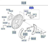 58330H6000 سلندر فرامل خلفي اكسنت 2018 وفوق اصلي