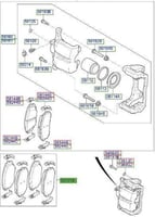 581013RA05 قماش امامي كادنزاء 2013 اصلي