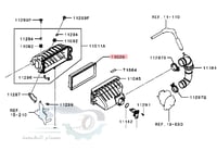 1500A617 فلتر هواء ميتسوبيشي اتراج اصلي