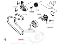 11720W050P سير مكينة اكليبس كروز اصلي
