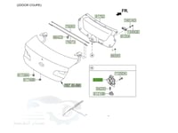 81230A7020 قفل شنطة سيراتو أصلي