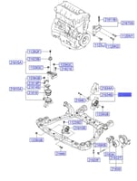219303K000 كرسي مكينة خلفي سوناتا 2006+ازيرا وكاله