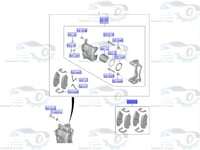 58101BUA00 فحمات فرامل امامي النترا 2025 اصلي