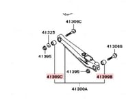 MR210731T جلبة مقص خلفي ناتيفا بديل