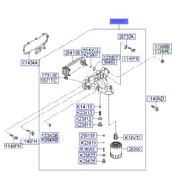 263004Z300 مبرد زيت كامل معا الفلتر دينه 2700 اصلي