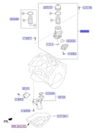 263003CAB1 قاعدة فلتر زيت سنتافي 2015 اصلي