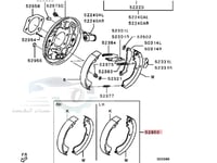 4600A028 قماش خلفي ميتسوبيشي اتراج اصلي