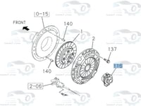 8-97255313-0 فحمة كلتش دينا ايسوزو اصلي