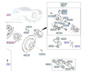 583022WA00 فحمات فرامل خلفي سنتافي اصلي