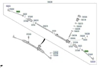 577242W500 ذراع دركسون داخلي سنتافيه 2013 اصلي