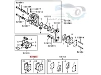 MZ690027 فحمات فرامل خلفي ميتسوبيشي باجيرو سبورت +...
