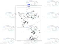 209103CB00 طقم وجية سوناتا+ ازيرا 2006 وفوق م /3.3...