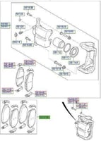 581014BA00 قماش امامي باص H.100 اصلي