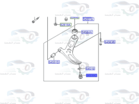 545300U000 جوزة مقص اكسنت+النترا اصلي