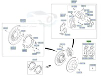 583023MA30 فحمات فرامل خلفي جنسس اصلي