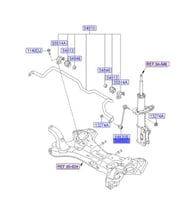 548304H200 جوزة توازن امامي يــسار H.1 2007 اصلي