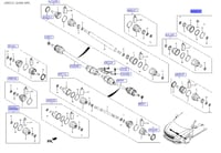 49583C1050 جلدة عكس داخلي سوناتا 2016 يمين اصلي