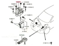 1091A353T كرسي مكينة يمين ميتسوبيشي اوتلاندر بديل