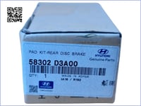 58302D3A00 فحمات فرامل خلفي توسان اصلي