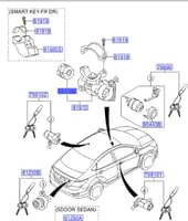 931101R000 سوتش تشغيل اكسنت 2013 اصلي