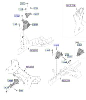 216702S100 قاعده كرسي مكينه سوناتا 2020-2022 اصلي