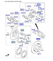 584113S100 هوب خلفي سوناتا 2015 اصلي