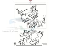 1000A407 طقم وجيه مكينة كامل ميتسوبيشي L200 اصلي