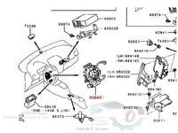 8619A360 شريحة بوري ميتسوبيشي اتراج اصلي
