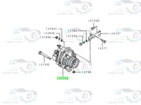 ME192607 دينمو كهرباء ميتسوبيشي دينا كانتر 98-2018...