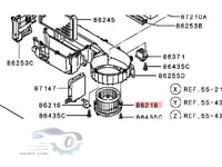 7802A357 مروحة طبلون ميتسوبيشي لنسر EX تايوان