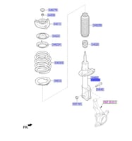 54650G8000 مساعد امامي ازيرا 2018 يسار اصلي
