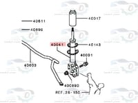 4060A589 مساعد امامي ميتسوبيشي اتراج اصلي