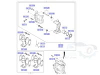 58101H7A00 فحمات فرامل امامي بيجاس اصلي