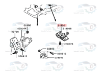 MR992703 كرسي قيربكس وانيت L200 اصلي