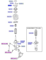 546102S100 كرسي مساعد توسان 2010 + اسبرتاج اصلي