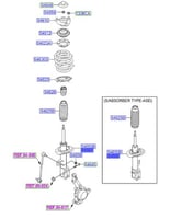 546612S300 مساعد امامي توسان 2011 يمين اصلي