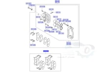 581014HA10 فحمات فرامل امامي H1 اصلي