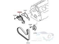 1300A182 طرمبة ماء ميتسوبيشي اوتلاندر اصلي