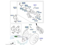 583021RA30 فحمات فرامل خلفي النترا +اكسنت اصلي