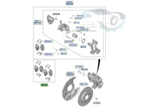 58302S8A50 فحمات فرامل خلفي باليسيد اصلي