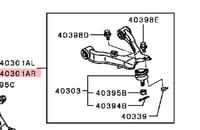 4010A140 مقص امامي يمين علوي باجيرو اصلي