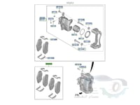 58101AAA00 فحمات فرامل امامي النترا 2020 اصلي