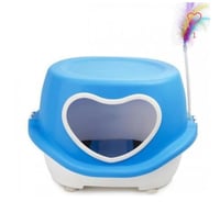 كوخ لقطط مع مخده داخليه لقطط