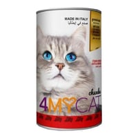 طعام رطب 4MY CAT لحم حجم 415 جرام