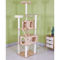 خداشة قطط 5 طوابق مع كوخ