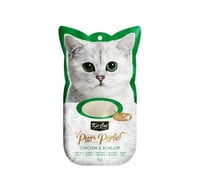 كت كات مكافأة سائلة لقطط دجاج ومحار 15غ×4 أكياس