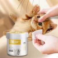 مناديل لتنظيف العين 200 منديل لقطط والكلاب