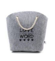 سلة وبيت للقطط مع مخدة,l