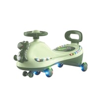 سيارة أطفال دوّارة بتصميم ديناصور وأضواء LED – لعب...